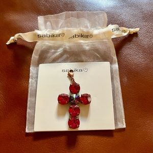 Sabika Electric Cross Pendant